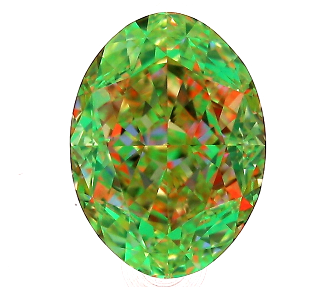 1.01ct Fancy Natural-even Yellow Oval Natural Diamond