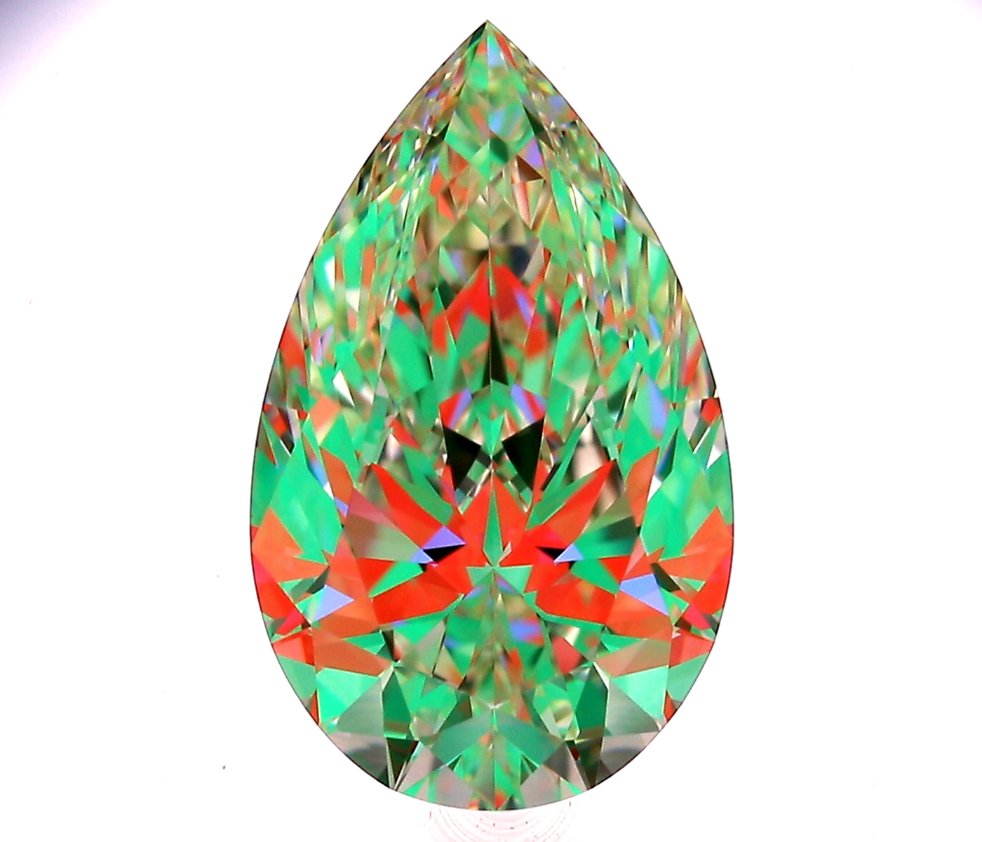 2.11ct Pear J VVS1 Natural Diamond