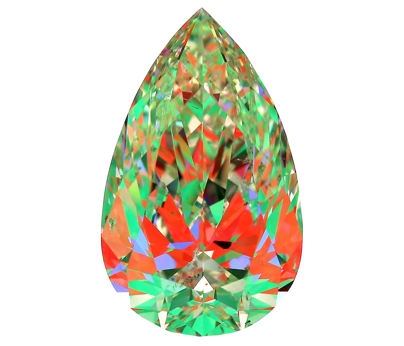 5.05ct Pear L SI2 Natural Diamond