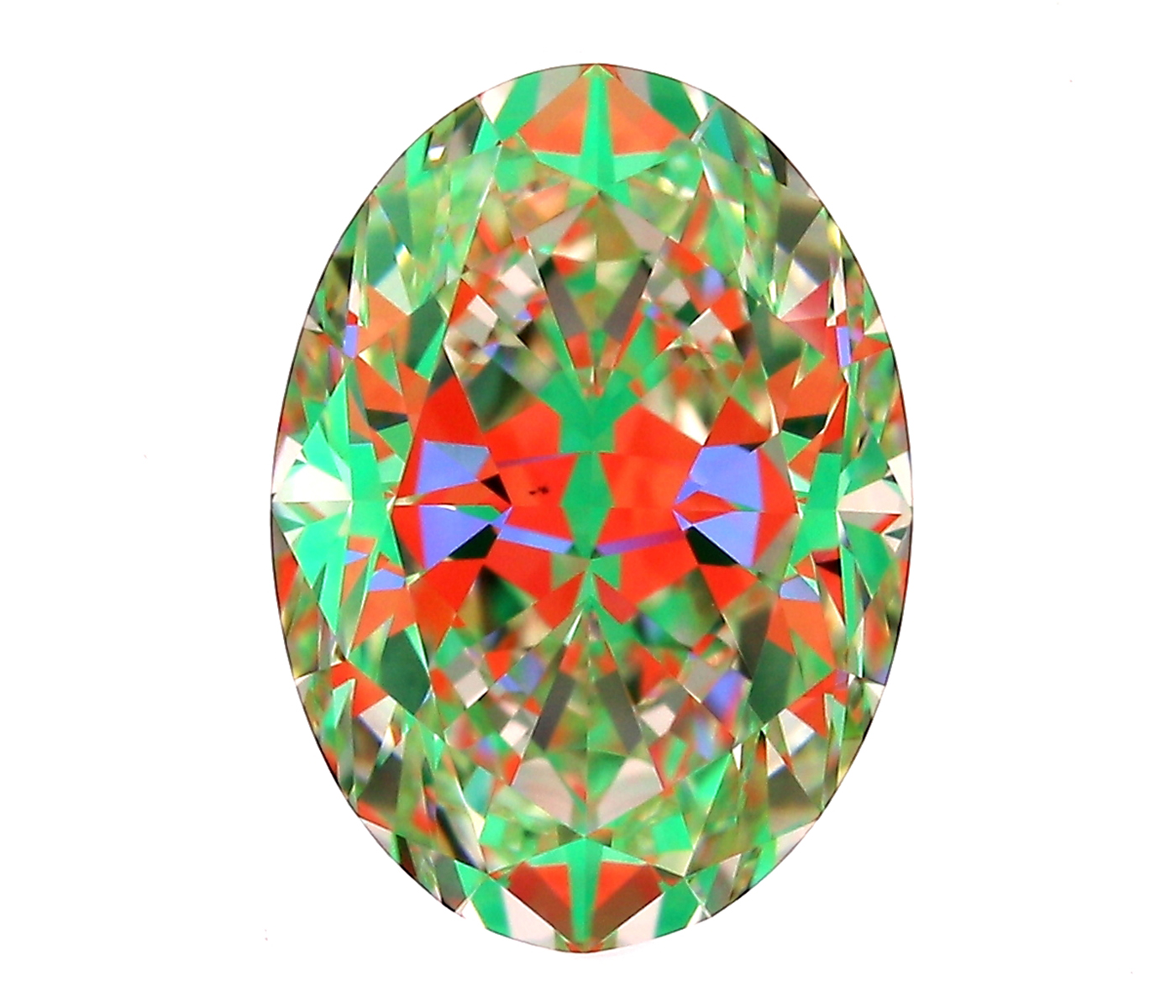 2.01ct Oval K VS1 Natural Diamond